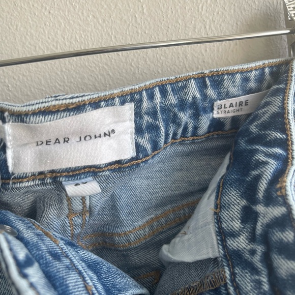 Dear John Denim Women's Blaire High Rise Ankle Slim Straight Jeans - Picture 3 of 6